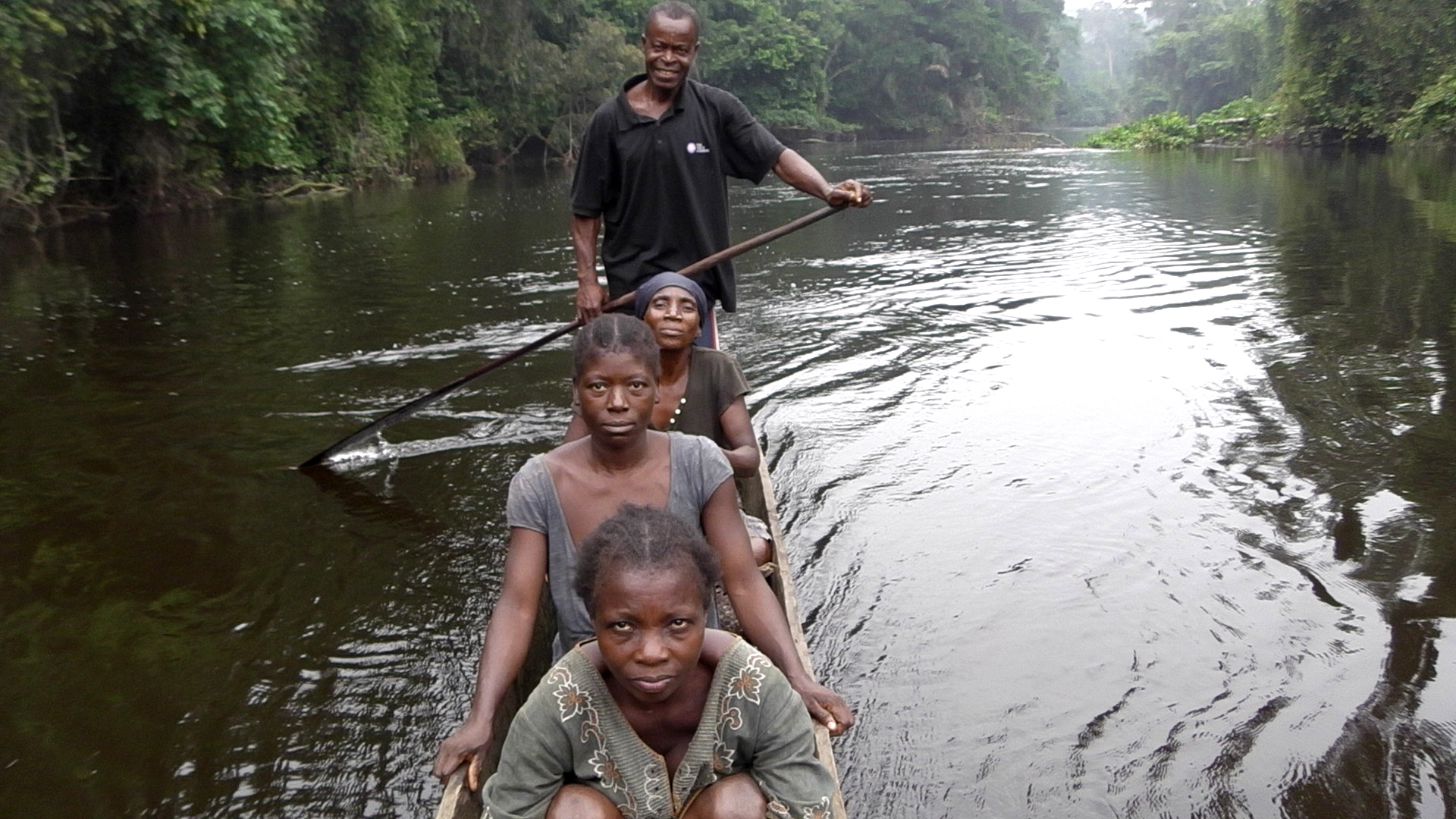 „Taksówka” nad rzeką Lokoro (Kongo DRK)